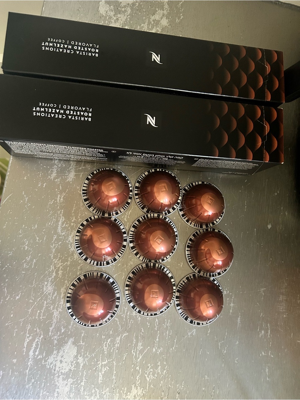 Nespresso Roasted Hazelnut Flavored  coffee Barista Creations